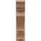 Ekena Millwork 8-in W x 30-in D x 30-in H Balboa Trad Rough Cedar Woodgrain TimberThane Outlooker, Primed Tan OUTUR080X30X30BOA04RCPR - alternate 5